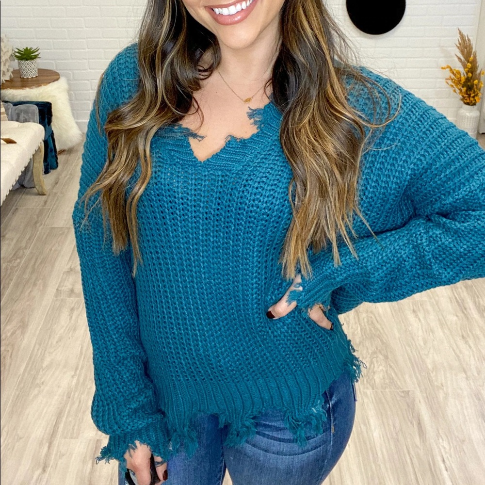 Monica Rugged Edge Sweater